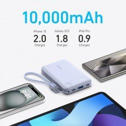 بور بانك انكر بسعة 10000mAh بقوة 22.5w 